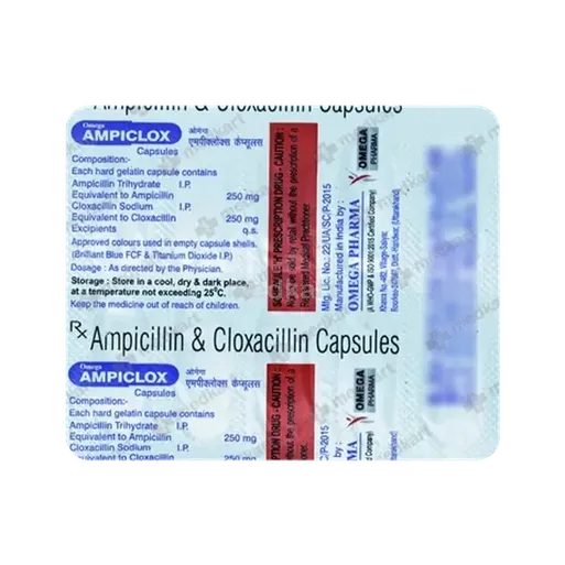 ampiclox 500mg tablet 10's